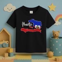 Happy Haitian Flag Day Cool Haiti Flag Map Haitian Pride Toddler T-Shirt thumb 3