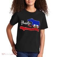 Happy Haitian Flag Day Cool Haiti Flag Map Haitian Pride Kids T-Shirt thumb 2