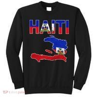 Happy Haitian Flag Day Cool Haiti Flag Map Haitian Pride Sweatshirt thumb 0