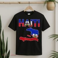 Happy Haitian Flag Day Cool Haiti Flag Map Haitian Pride T-Shirt thumb 2