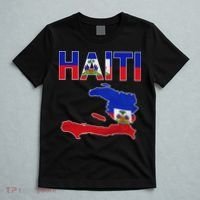 Happy Haitian Flag Day Cool Haiti Flag Map Haitian Pride T-Shirt thumb 5
