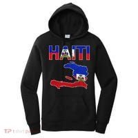 Happy Haitian Flag Day Cool Haiti Flag Map Haitian Pride Women's Hoodie thumb 0