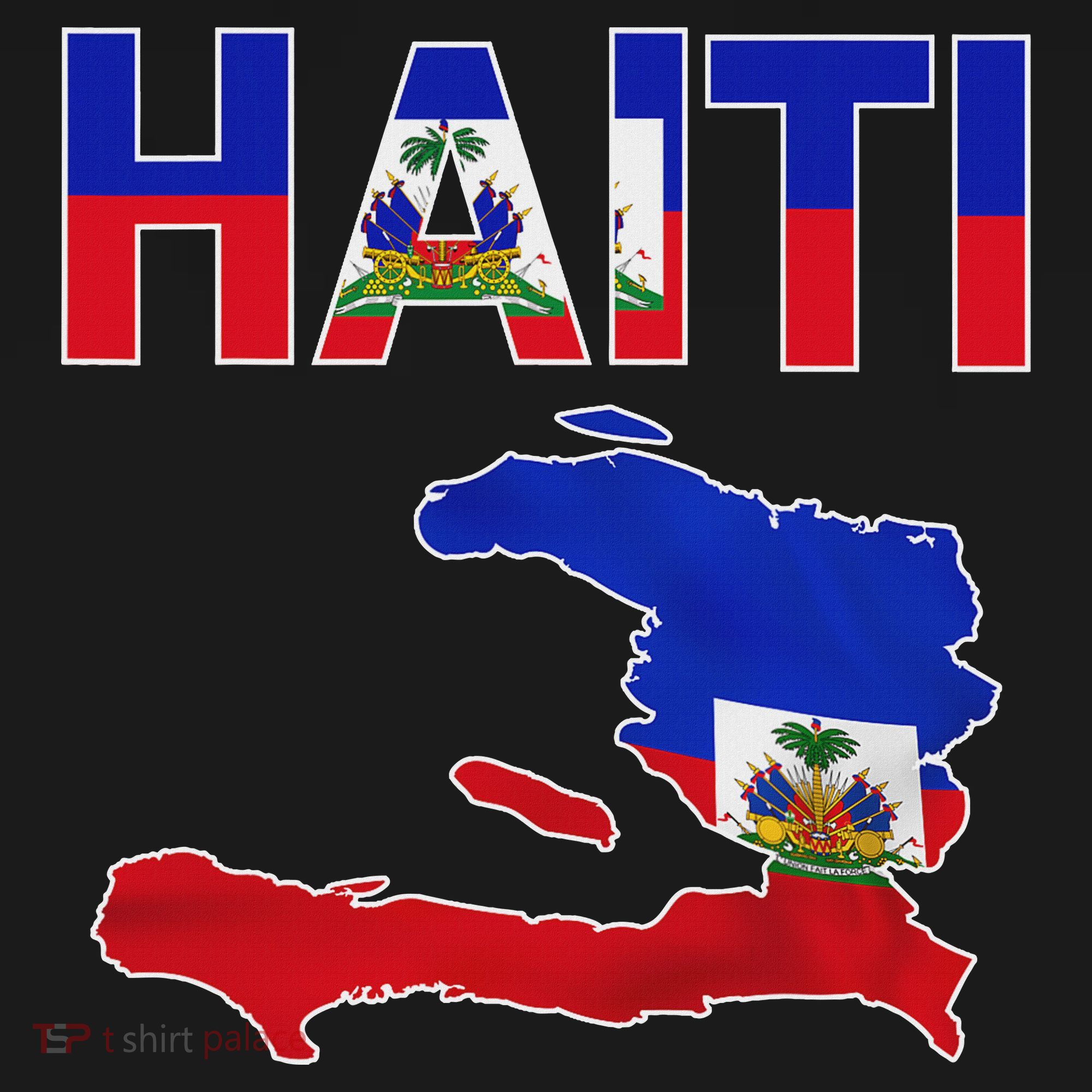 Happy Haitian Flag Day Cool Haiti Flag Map Haitian Pride Women's Hoodie