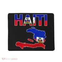 Happy Haitian Flag Day Cool Haiti Flag Map Haitian Pride Mousepad thumb 0