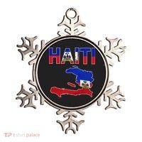 Happy Haitian Flag Day Cool Haiti Flag Map Haitian Pride Ornament thumb 0