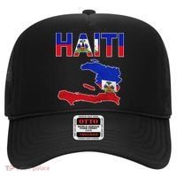 Happy Haitian Flag Day Cool Haiti Flag Map Haitian Pride Hat thumb 0