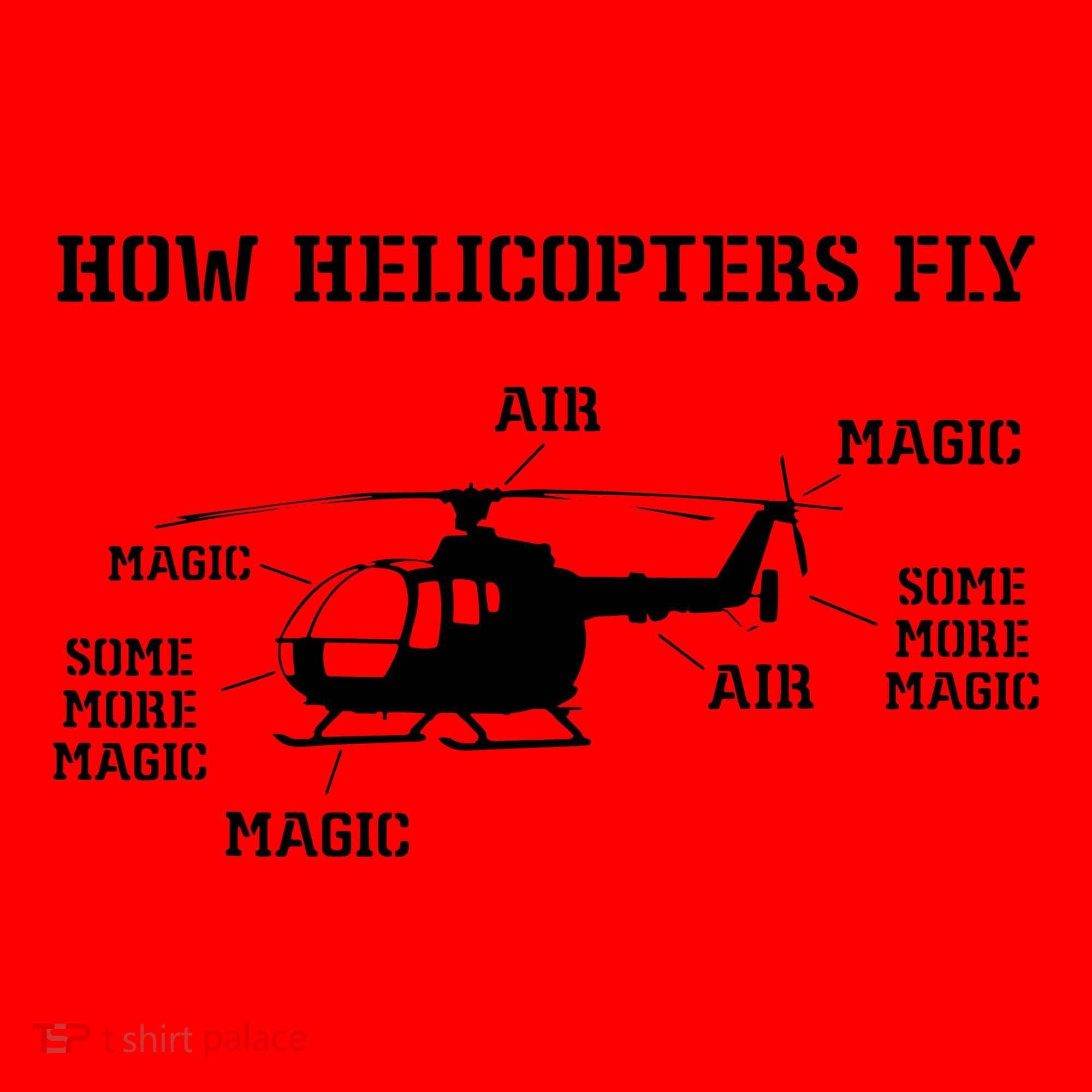 How Helicopters Fly Funny Helicopter Pilot Santa Hat