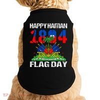 Happy Haitian Flag Day Haiti Flag Pride 1804 Doggie Tank thumb 0