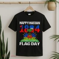 Happy Haitian Flag Day Haiti Flag Pride 1804 T-Shirt thumb 2