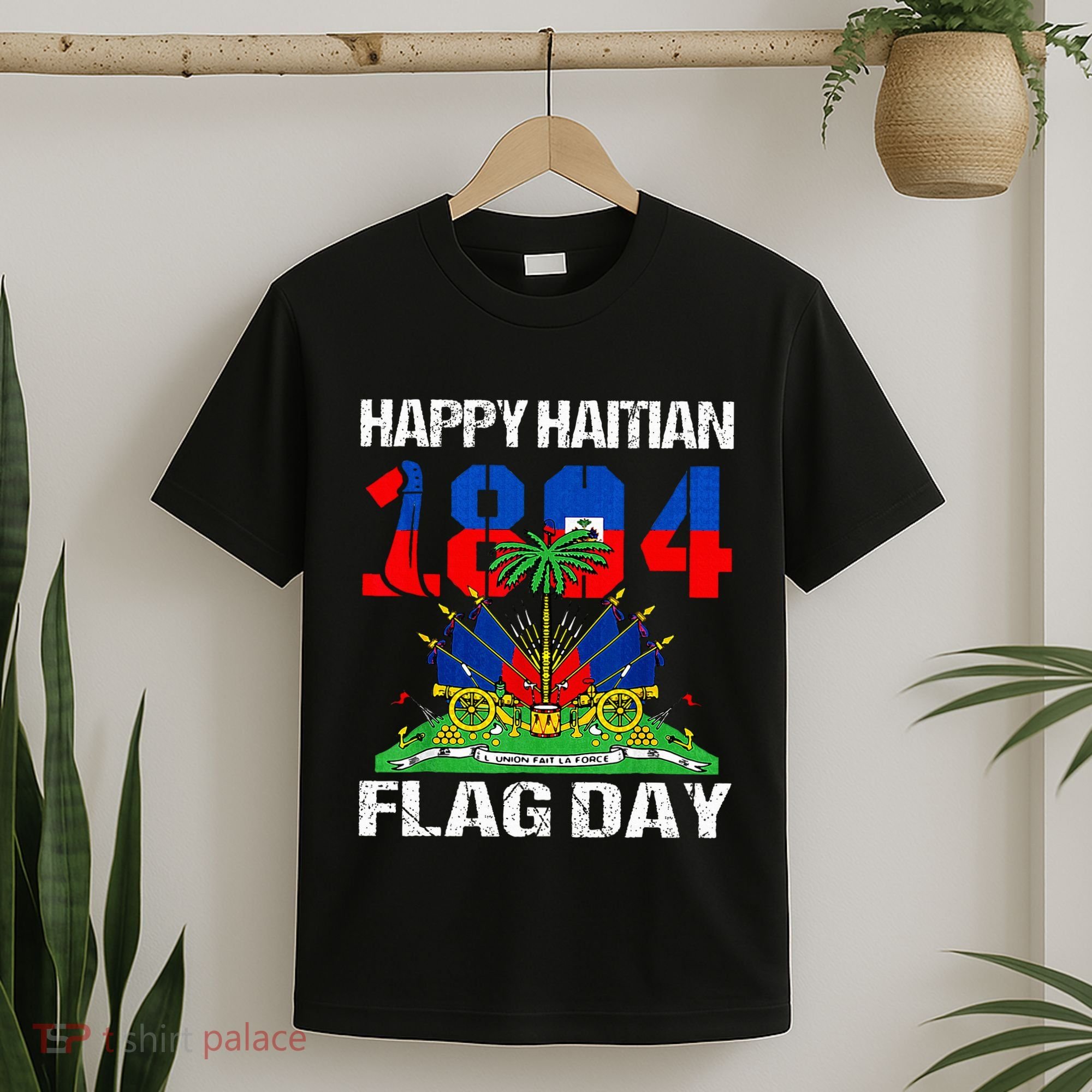 Happy Haitian Flag Day Haiti Flag Pride 1804 T-Shirt