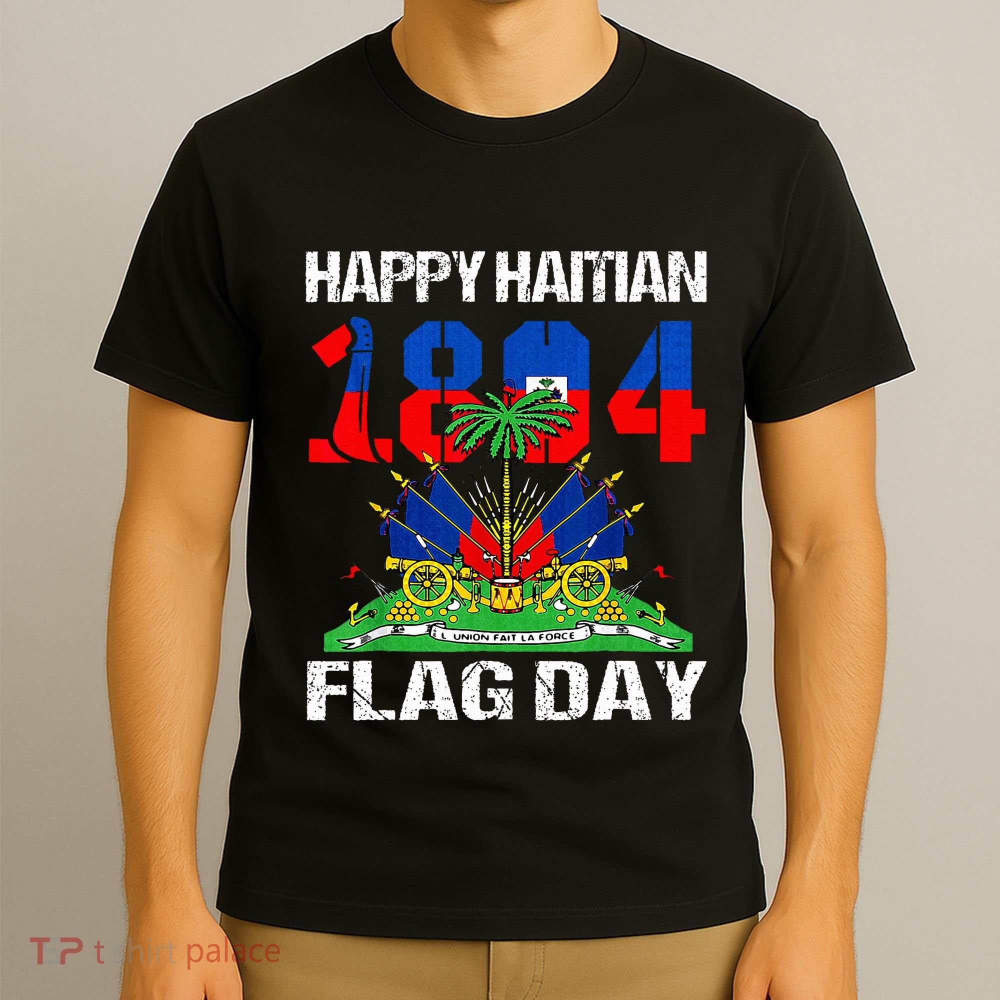 Happy Haitian Flag Day Haiti Flag Pride 1804 T-Shirt