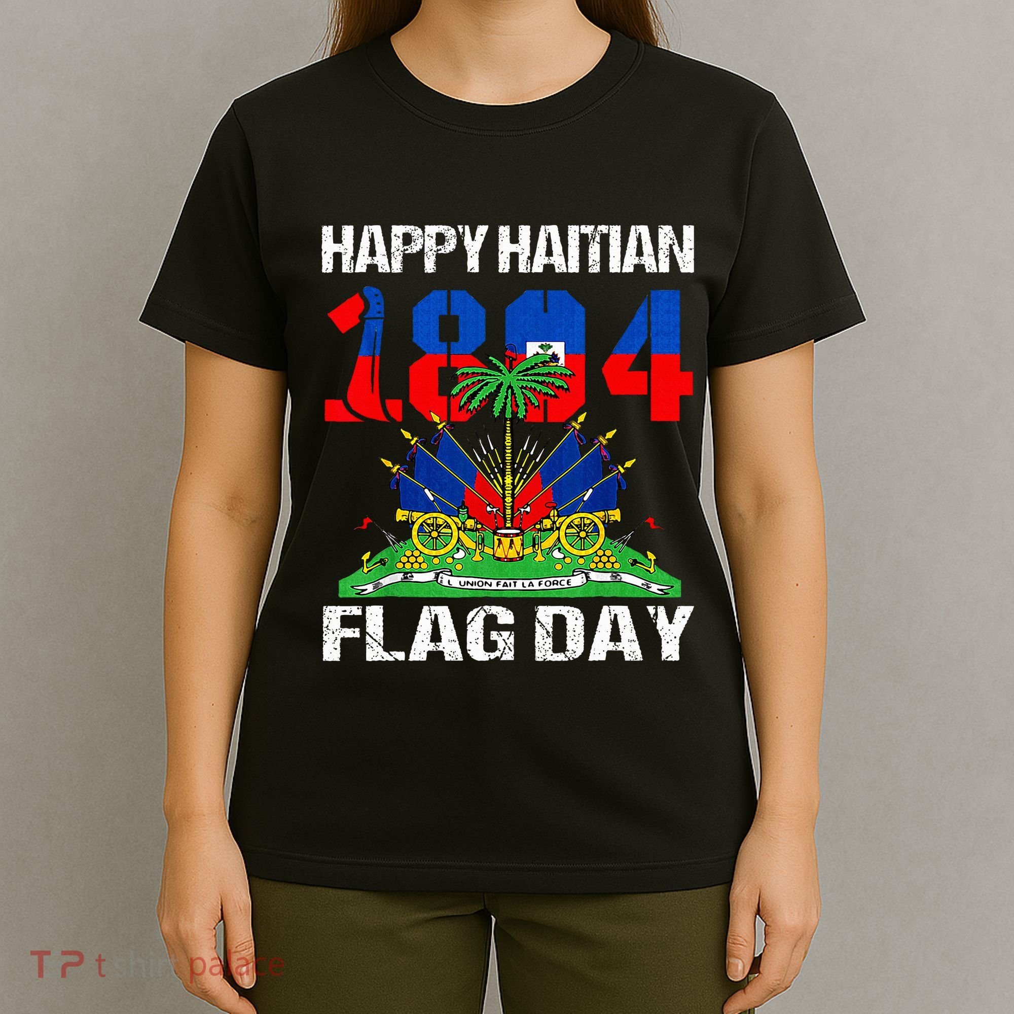 Happy Haitian Flag Day Haiti Flag Pride 1804 T-Shirt