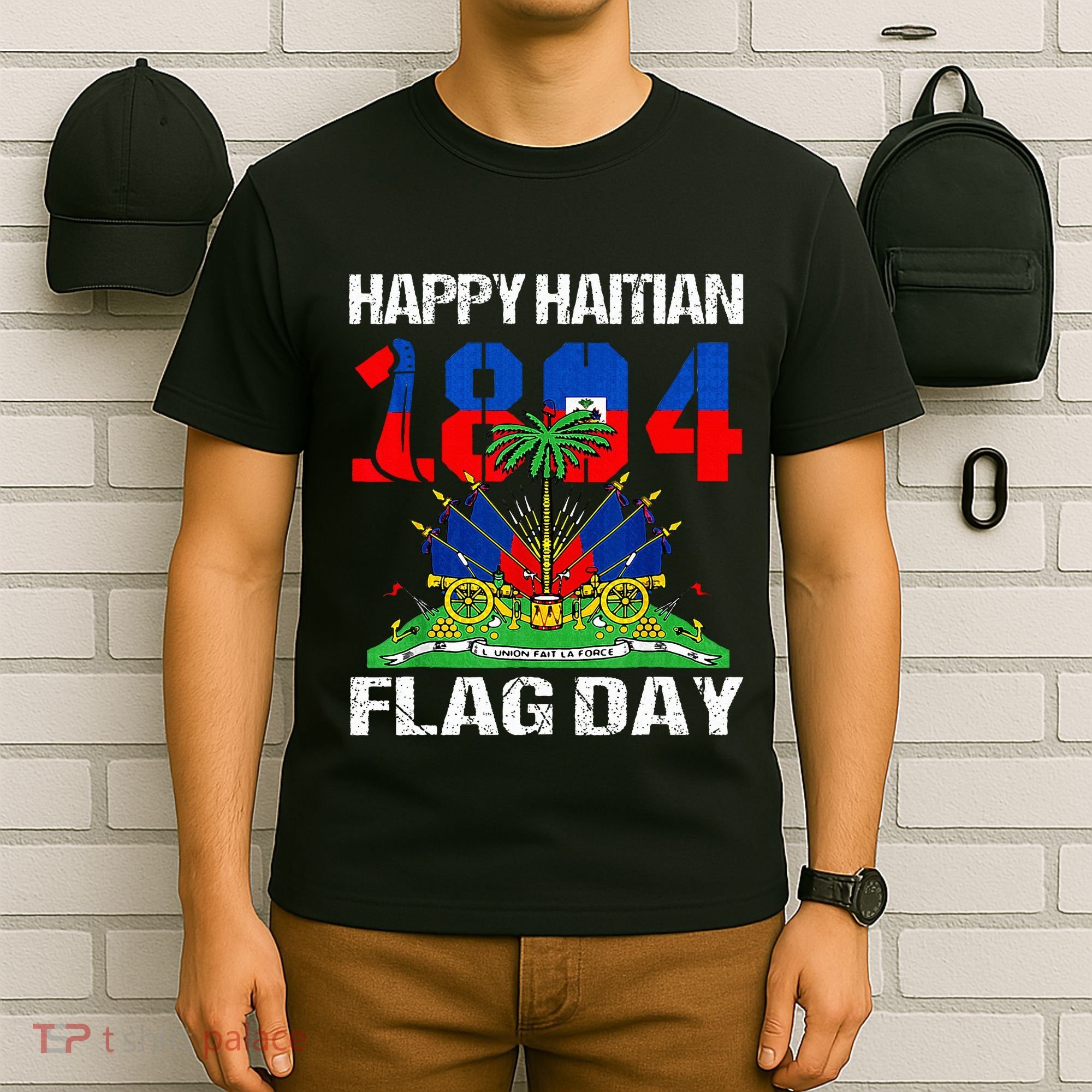 Happy Haitian Flag Day Haiti Flag Pride 1804 T-Shirt