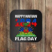 Happy Haitian Flag Day Haiti Flag Pride 1804 Coaster thumb 0