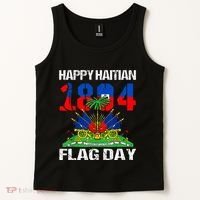 Happy Haitian Flag Day Haiti Flag Pride 1804 Tank Top thumb 2