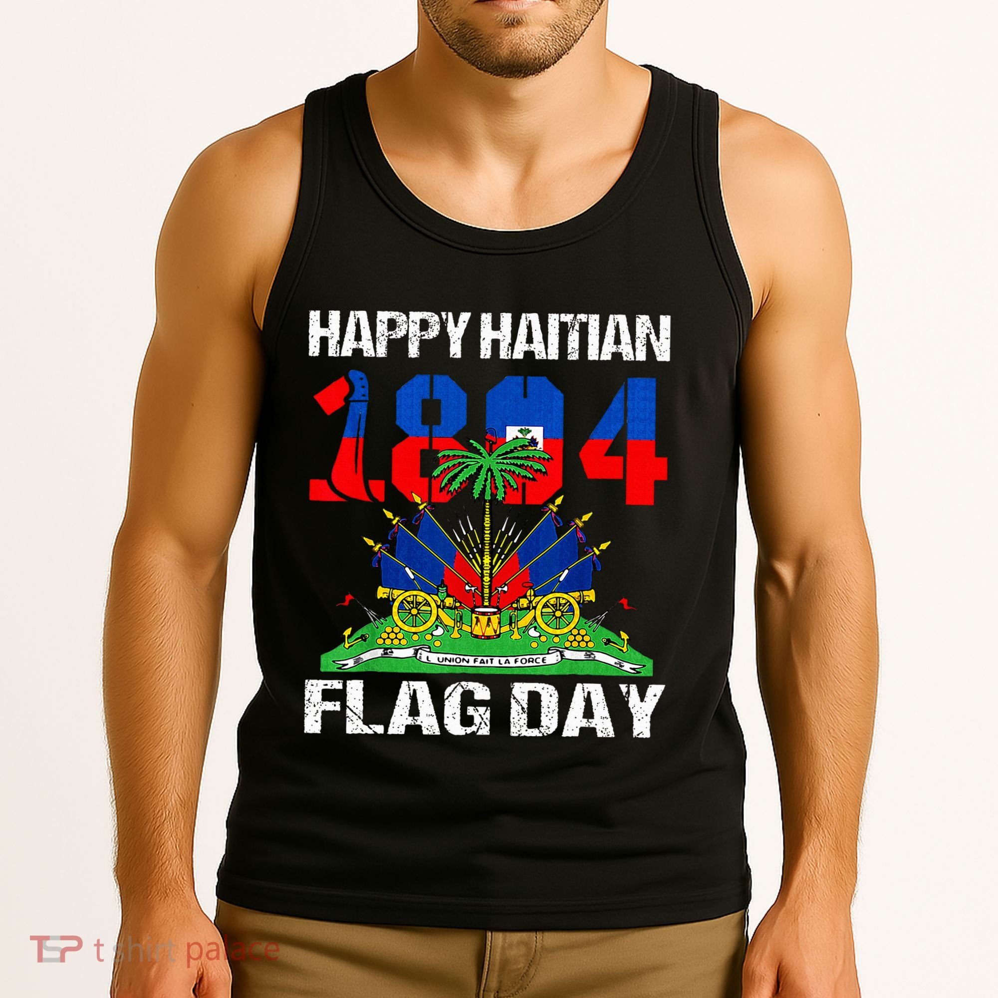 Happy Haitian Flag Day Haiti Flag Pride 1804 Tank Top
