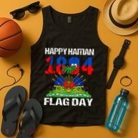 Happy Haitian Flag Day Haiti Flag Pride 1804 Tank Top thumb 4