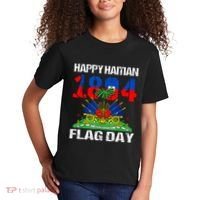 Happy Haitian Flag Day Haiti Flag Pride 1804 Kids T-Shirt thumb 2