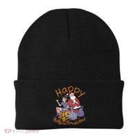 Happy Hallowthanksmas Funny Holiday Beanie thumb 0