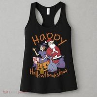 Happy Hallowthanksmas Funny Holiday Women's Tank Top thumb 3
