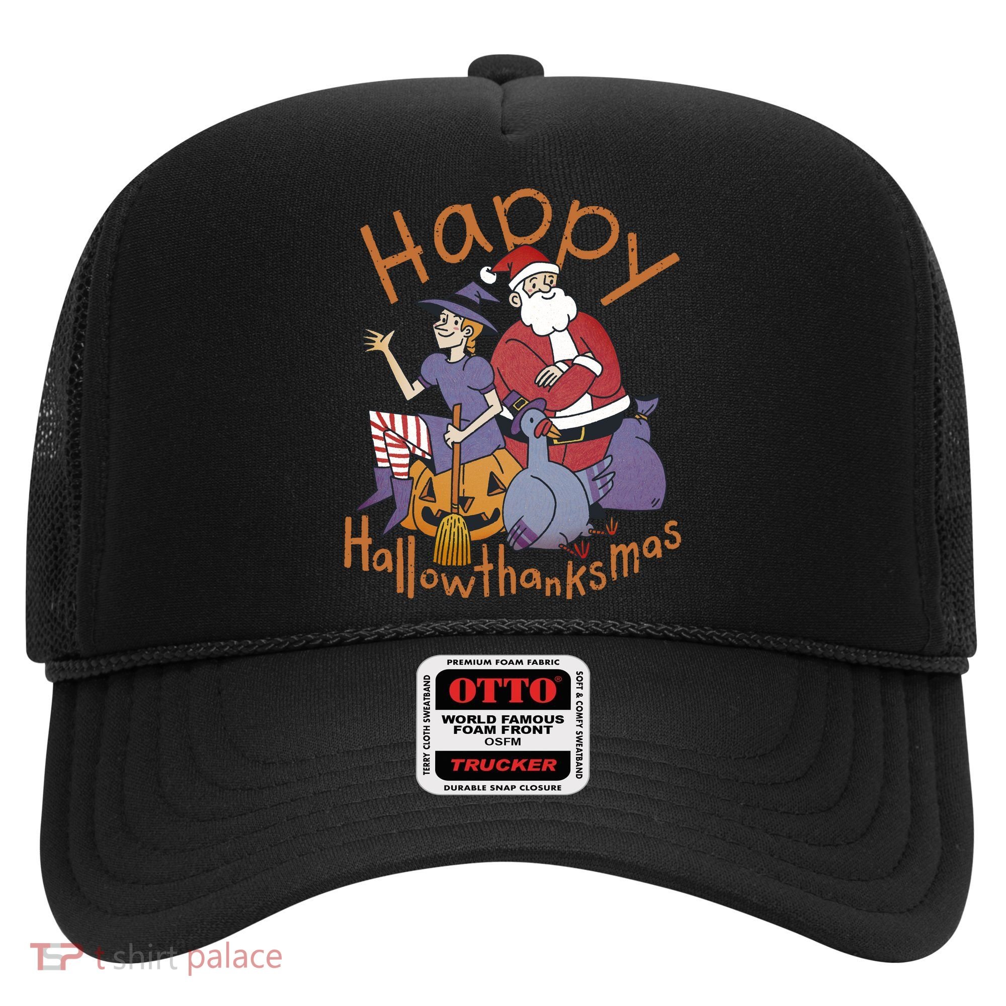 Happy Hallowthanksmas Funny Holiday Hat