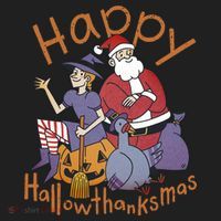 Happy Hallowthanksmas Funny Holiday Hat thumb 2