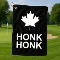Honk Honk Freedom Convoy Support Truckers Golf Towel thumb 1