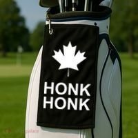 Honk Honk Freedom Convoy Support Truckers Golf Towel thumb 2