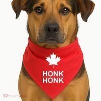 Honk Honk Freedom Convoy Support Truckers USA-Made Doggie Bandana thumb 1