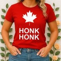 Honk Honk Freedom Convoy Support Truckers Women's T-Shirt thumb 2