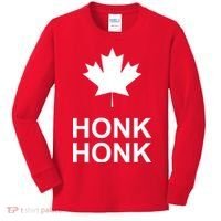 Honk Honk Freedom Convoy Support Truckers Kids Long Sleeve Shirt thumb 0