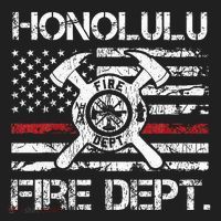 Honolulu Hawaii Fire Department Thin Red Line Fireman Women's Sweatshirt thumb 2
