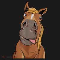 Hilarious Horse Face Horses Horseman Equestrian Riding Sweatshirt thumb 3