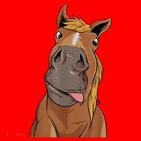 Hilarious Horse Face Horses Horseman Equestrian Riding Santa Hat thumb 1