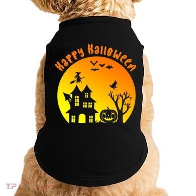 Happy Halloween Festive Spooky Doggie Tank