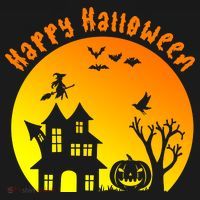 Happy Halloween Festive Spooky Apron thumb 3