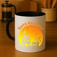 Happy Halloween Festive Spooky Coffee Mug thumb 4