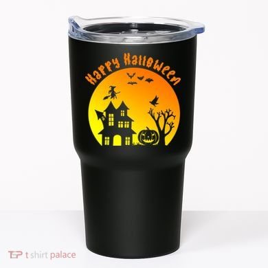 Happy Halloween Festive Spooky Tumbler