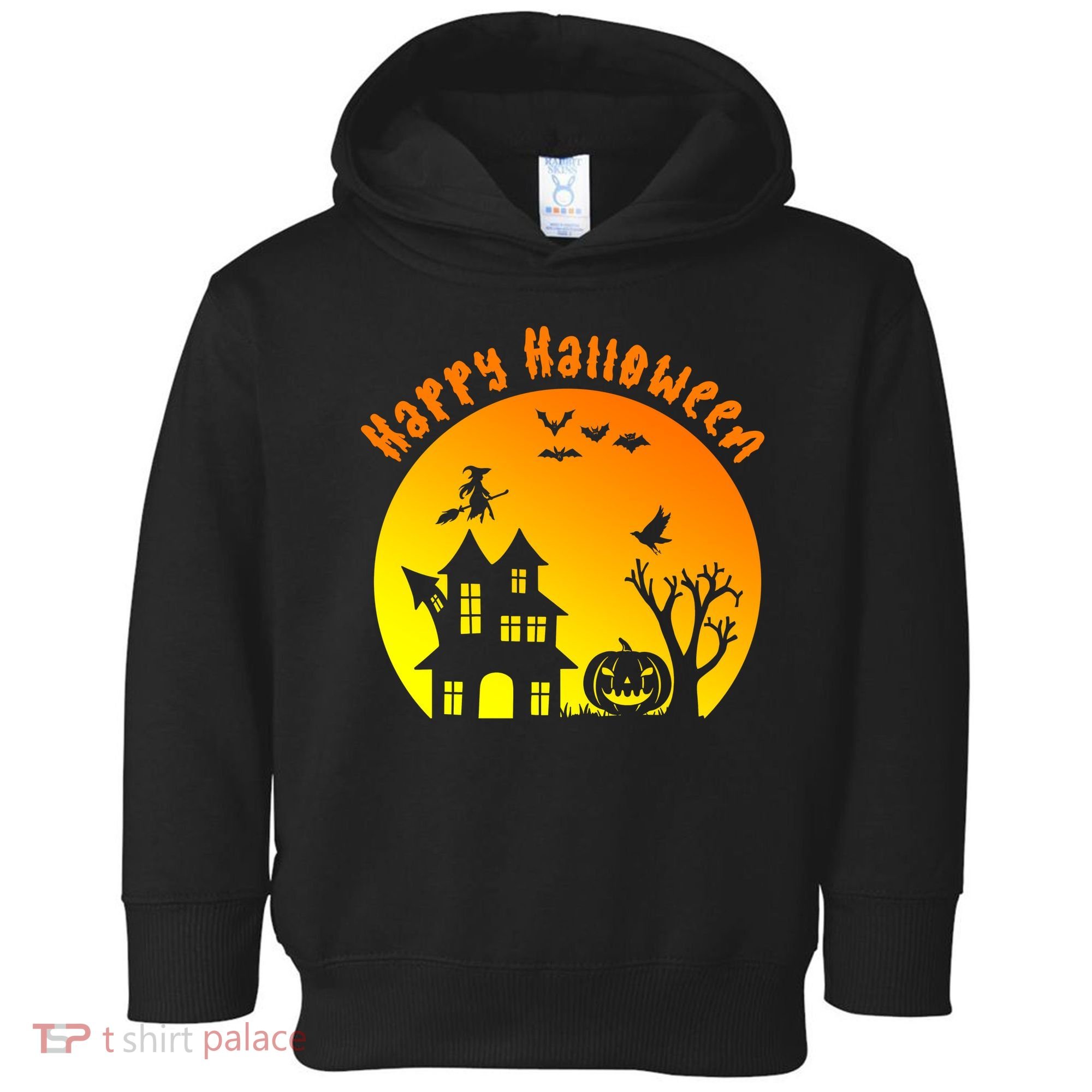 Happy Halloween Festive Spooky Toddler Hoodie