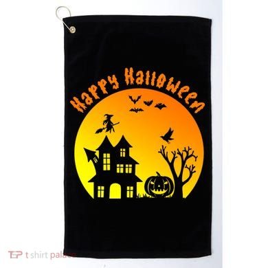 Happy Halloween Festive Spooky Golf Towel
