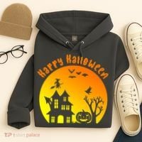 Happy Halloween Festive Spooky Hoodie thumb 4