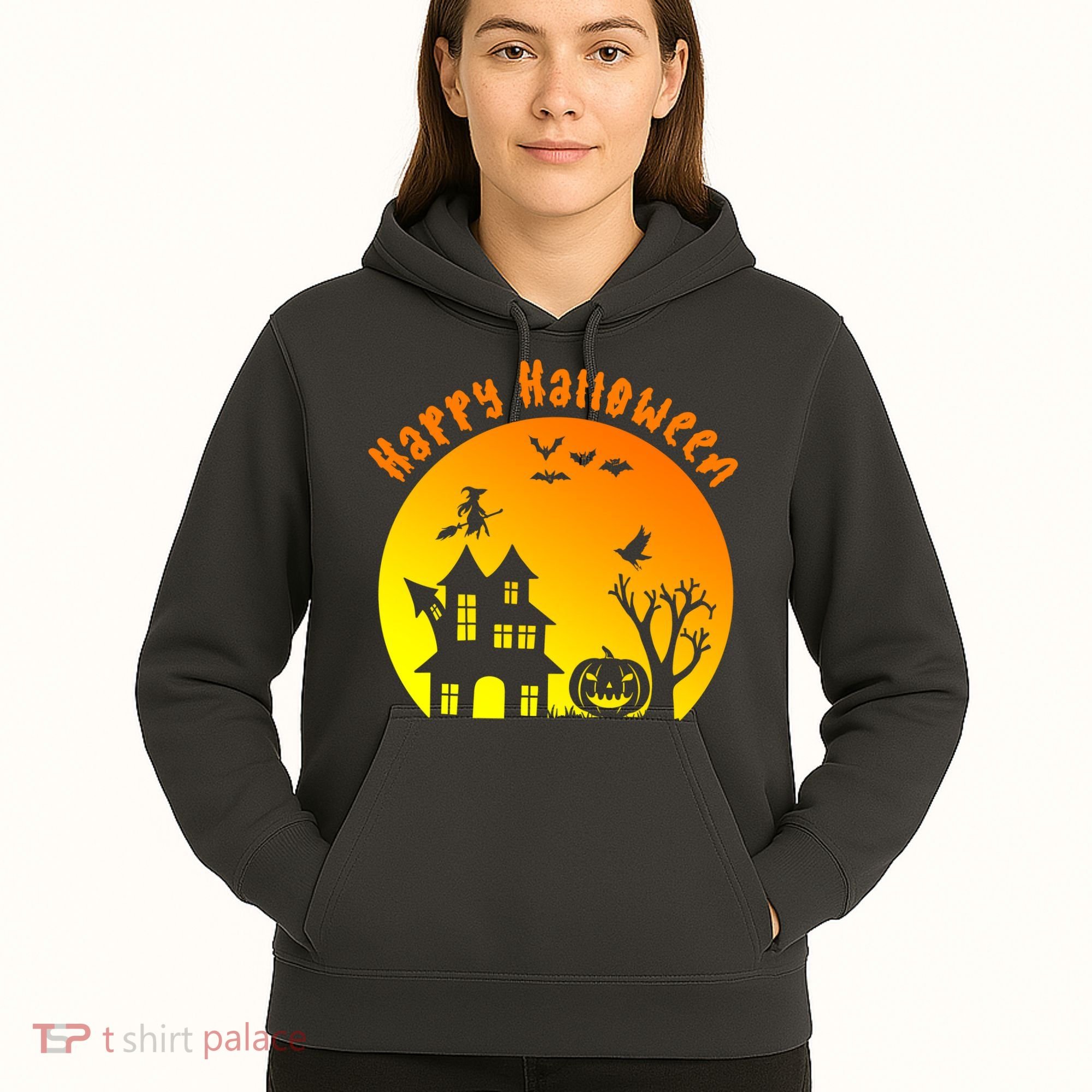 Happy Halloween Festive Spooky Hoodie