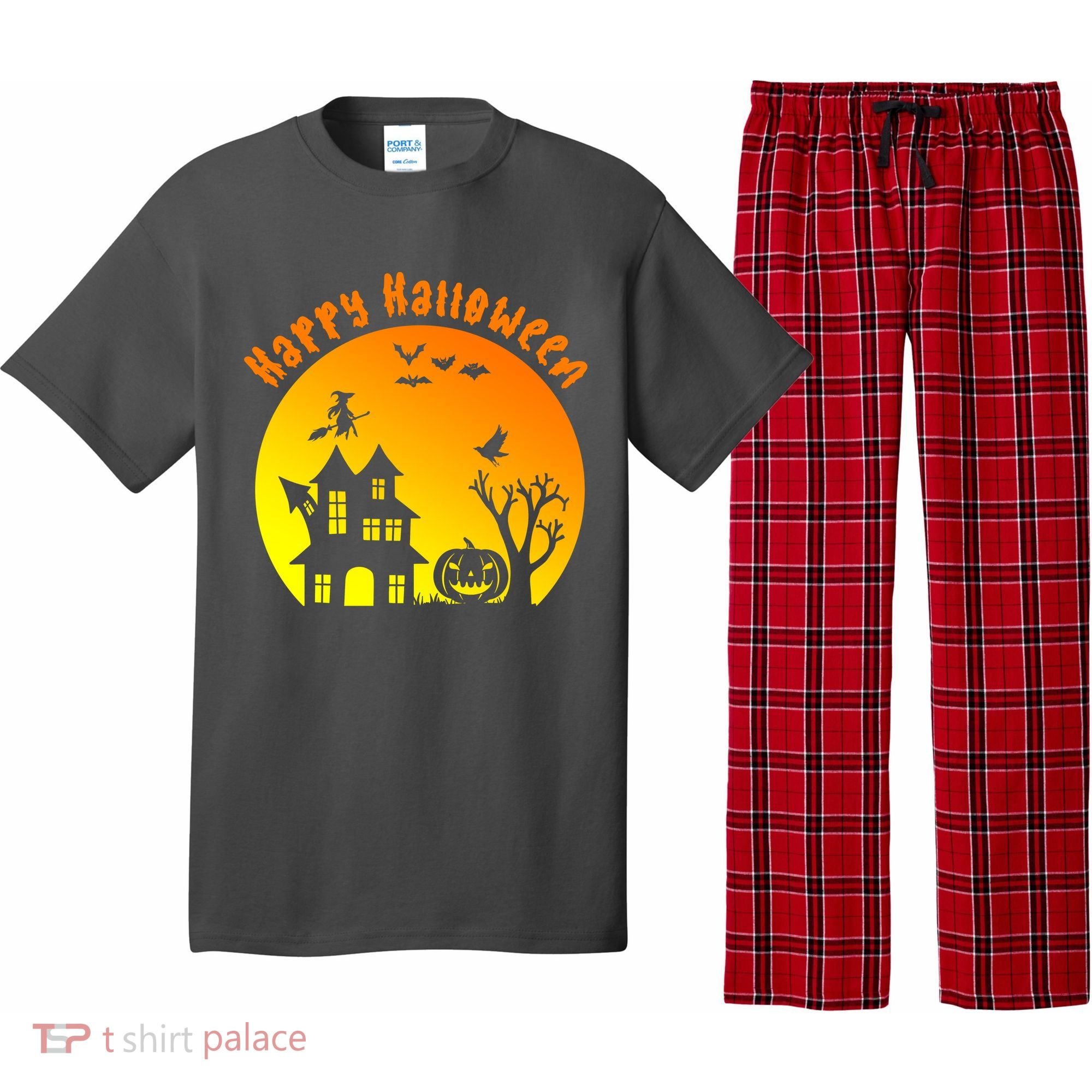 Happy Halloween Festive Spooky Pajama Set