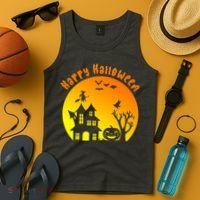 Happy Halloween Festive Spooky Tank Top thumb 4