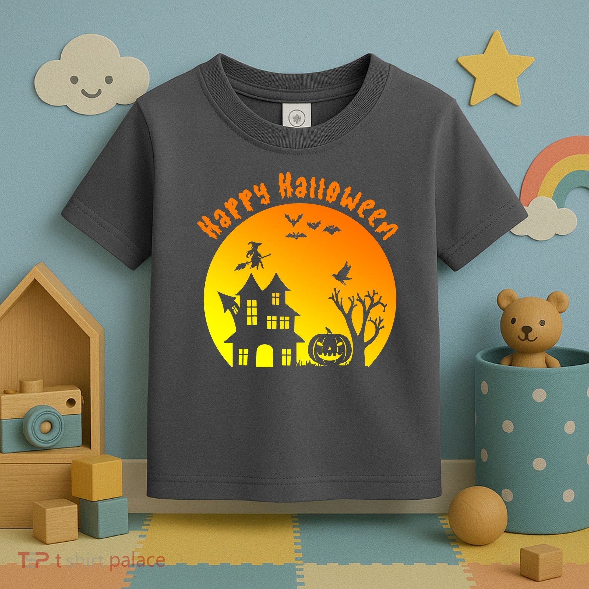 Happy Halloween Festive Spooky Toddler T-Shirt