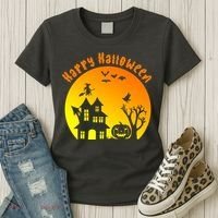 Happy Halloween Festive Spooky Women's T-Shirt thumb 3