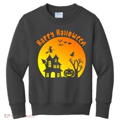 Happy Halloween Festive Spooky Kids Sweatshirt
