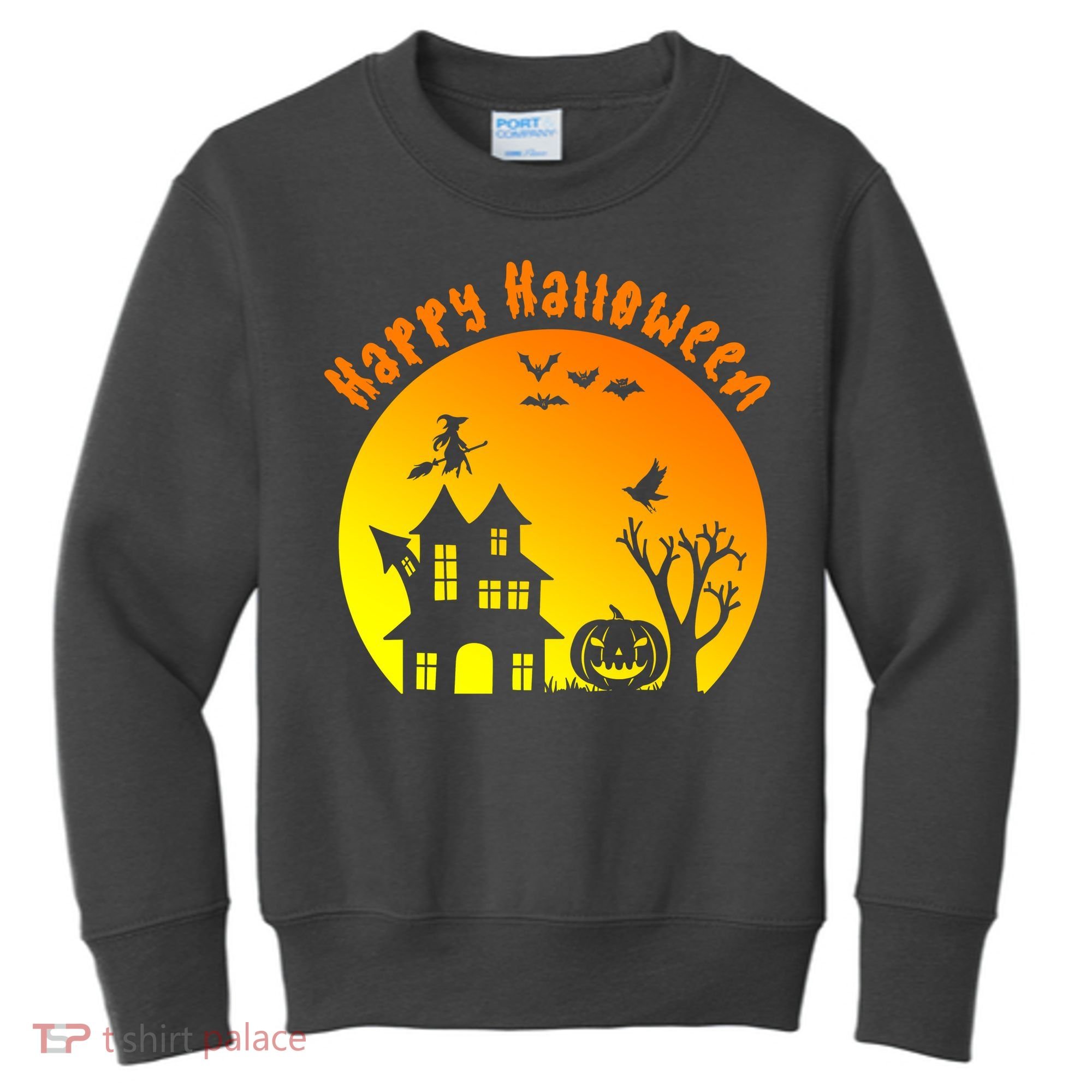 Happy Halloween Festive Spooky Kids Sweatshirt