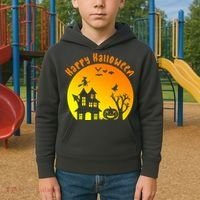 Happy Halloween Festive Spooky Kids Hoodie thumb 2