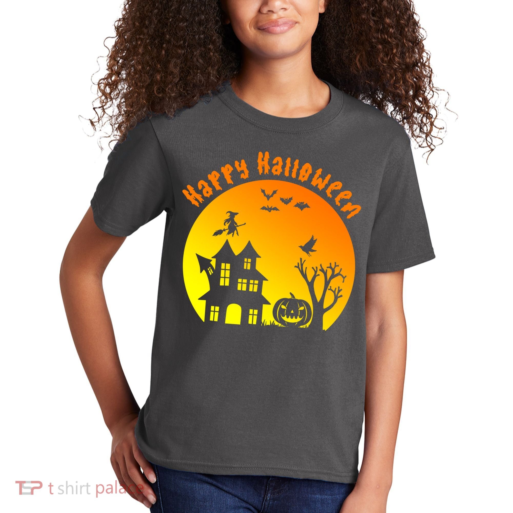 Happy Halloween Festive Spooky Kids T-Shirt
